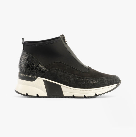 Rieker N6352-00 Womens Boots Black