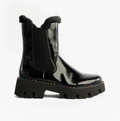 Rieker Y3350-00 Womens Boots Black