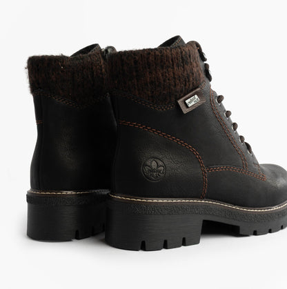 Rieker Y8130-00 Womens Boots Black