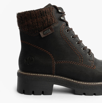 Rieker Y8130-00 Womens Boots Black