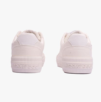 Rocket Dog CHEERY EMBROIDERY 12A Womens Trainers White