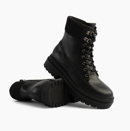 Rocket Dog DANIE Womens Lace Up Boots Black