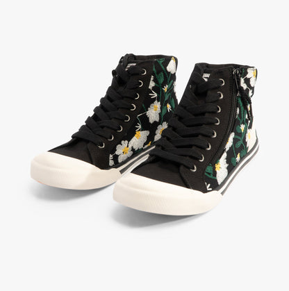 Rocket Dog JAZZIN HI Womens Trainers Black
