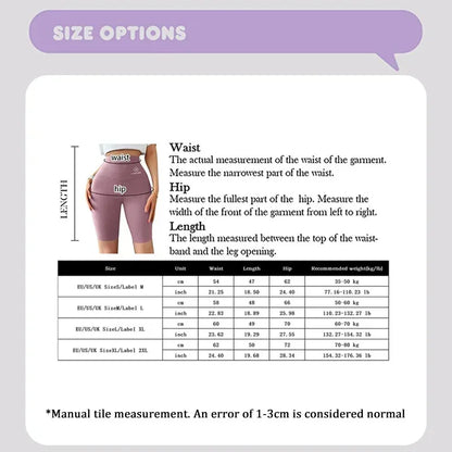 Women Jogging Fitness Cycling High Waist Sports Shorts