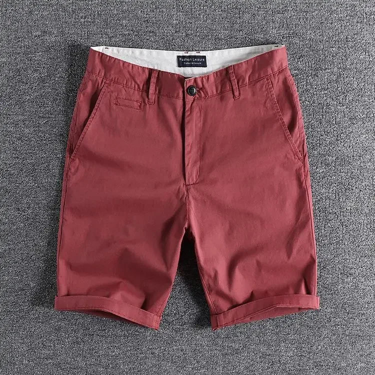 Multi-color Elastic Waist Casual Shorts For Men Trendy Summer Style Mid-waist Outside Trade Original Single Piece Free Shipping