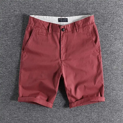 Multi-color Elastic Waist Casual Shorts For Men Trendy Summer Style Mid-waist Outside Trade Original Single Piece Free Shipping