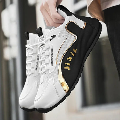 Men Casual Sneakers 2025 Spring Fashion Breathable Mesh Male Jogging Platform Walking Sneakers Shoes for Men Trend Joker