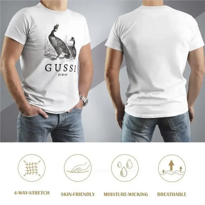 t-shirt men cotton G U S S I ( geese ) Funny Slogan T-Shirt cute clothes for men summer t-shirt for man