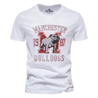 AIOPESON Cotton T Shirt for Men Brand Quality Print Men's T-shirts Casual Slim Fit O-neck Short Sleeve Summer Men Tops Tee Shirt