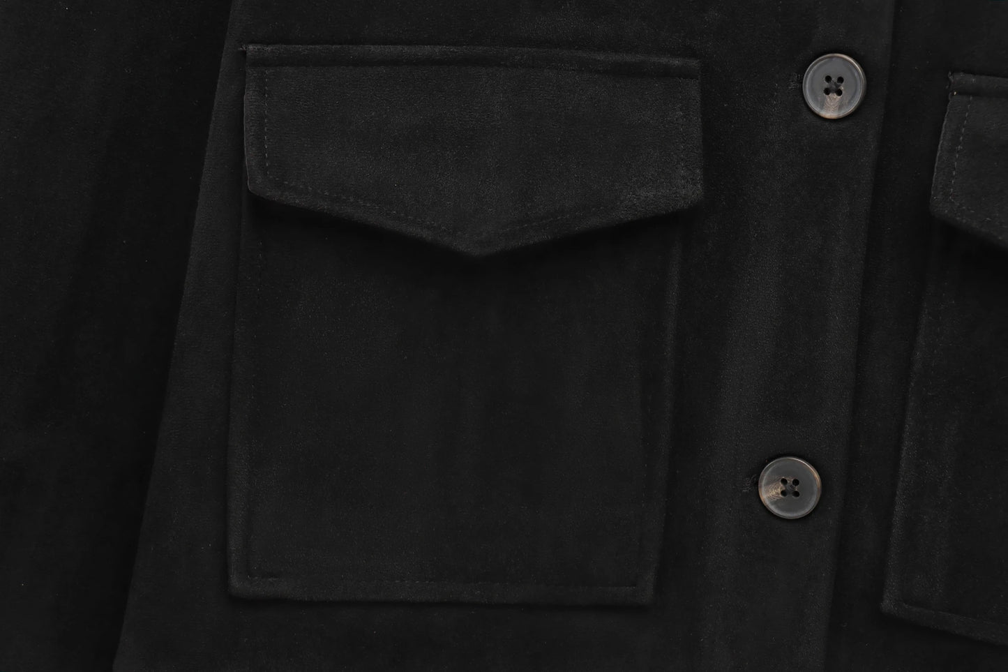 TRAF Women's Suede Texture Jacket 2025 Fashion Long Sleeve Cropped Coats Women Casual New In Outerwear
