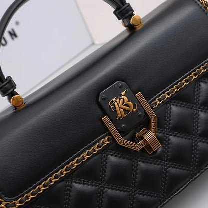 Ladies' handbag diamond grid bag 2024 new autumn and winter high-end small square bag designer crossbody shoulder bag
