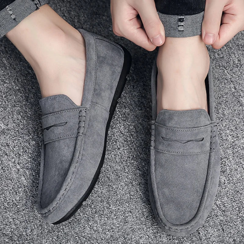 Men's Casual Shoes Summer Moccasins Men Loafers Leisure Non-Slip Flats Lightweight Soft Slip on Driving Shoe Sapatenis Masculino