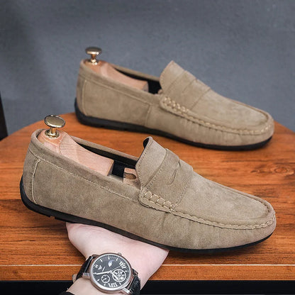Men's Casual Shoes Summer Moccasins Men Loafers Leisure Non-Slip Flats Lightweight Soft Slip on Driving Shoe Sapatenis Masculino