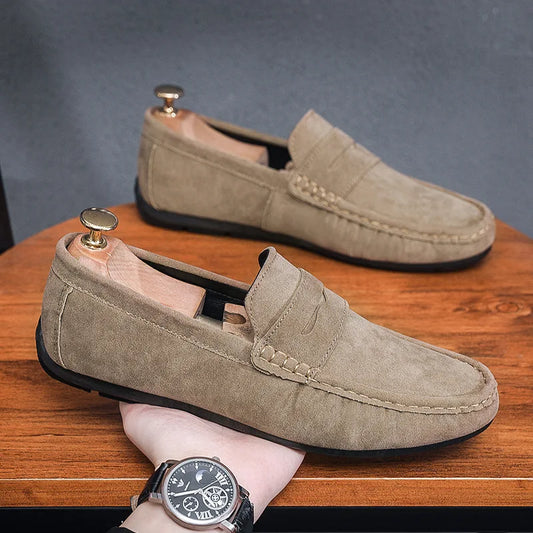 Men's Casual Shoes Summer Moccasins Men Loafers Leisure Non-Slip Flats Lightweight Soft Slip on Driving Shoe Sapatenis Masculino
