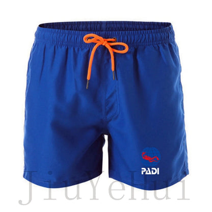 Padi Scuba Driver Summer Swimsuit Shorts Men's And Women's Beach Pants Mesh Breathable Quick Drying Fitness Box Board Shorts