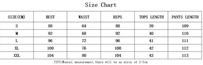 Elegant Office Women Two Piece  Short Shirt + Wide Leg Trousers Set