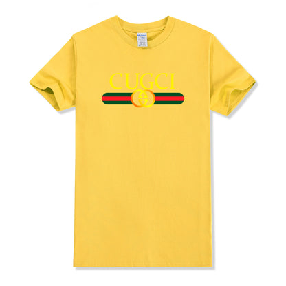 Foreign trade fashion simple letter printed T-shirt men and women's summer new cotton soft sole men and women's casual shirt