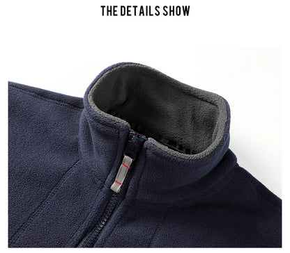 Outdoors Winter Polar Fleece Jacket Men Thermal Fleece Tactical Sports Coat Militar Softshell Hiking Outdoor Army Jackets