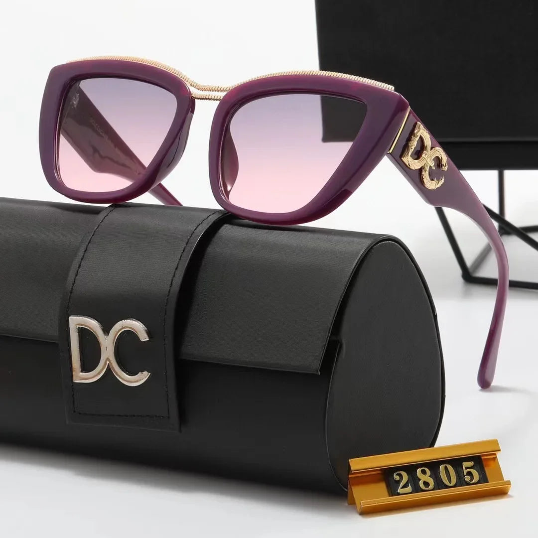 New fashion sunglasses unisex square frame classic sunglasses travel outdoor eye protection blackout glasses