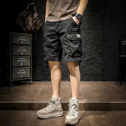 Short Pants For Men Baggy Bermuda Wide Long Mens Cargo Shorts Black Half Loose Wholesale Homme Harajuku New In Clothes Jorts