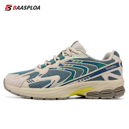 Baasploa Men Running Shoes Classics Mesh Breathable Sport Shoes for Men Lightweight Casual Sneakers Male Non-Slip New Arrival