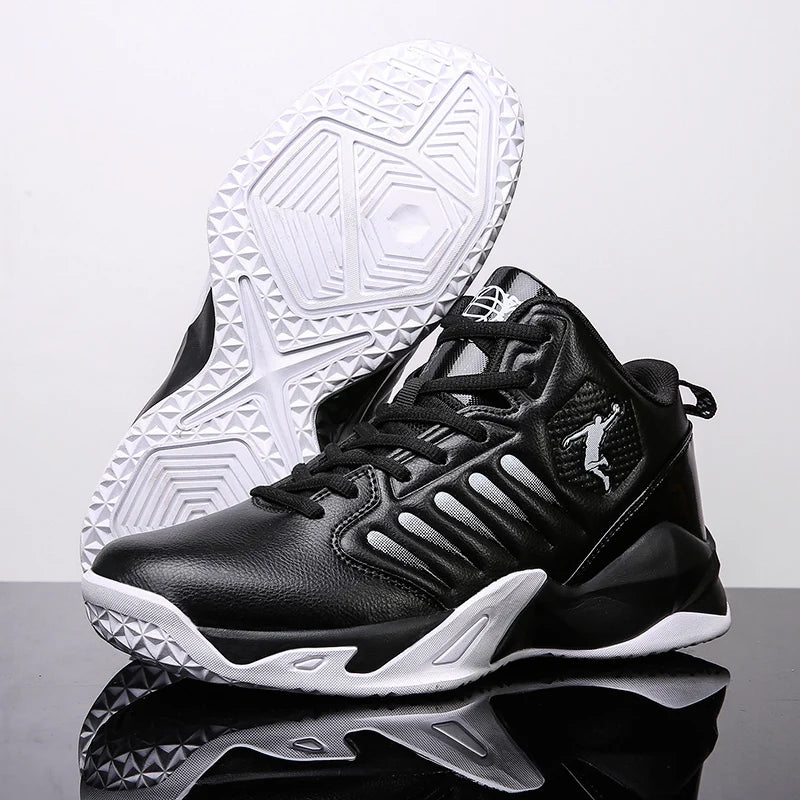 Men Shoes Outdoor Non-slip Basketball Shoes Comfortable Lightweight Sneakers Man Leather Casual Shoes High Quality Tennis Shoes