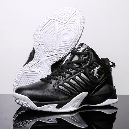 Men Shoes Outdoor Non-slip Basketball Shoes Comfortable Lightweight Sneakers Man Leather Casual Shoes High Quality Tennis Shoes