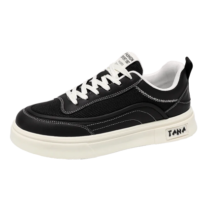 New Men Sneakers Comfortable Platform Shoes 2025 Trend Lace-up Vulcanized Shoes lightweight breathable White Casual Sneakers