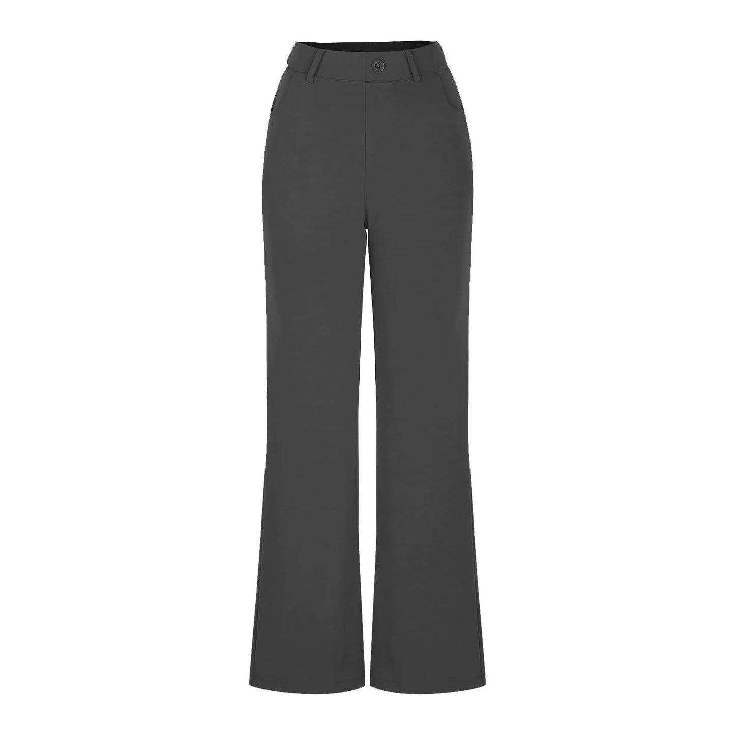 Women's Black Stretch Soft Cross Waist Flared Pants Yoga Casual Wide Leg Pants Sports Fitness Pants Women's Clothing