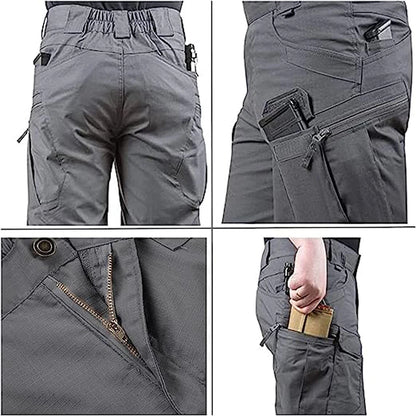 Summer Men Cargo Shorts Tactical Short Pants Waterproof Quick Dry Multi-pocket Shorts Men's Outdoor Clothes Hunting Fishing