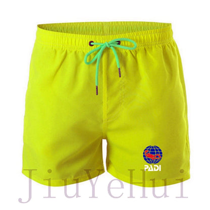 Padi Scuba Driver Summer Swimsuit Shorts Men's And Women's Beach Pants Mesh Breathable Quick Drying Fitness Box Board Shorts