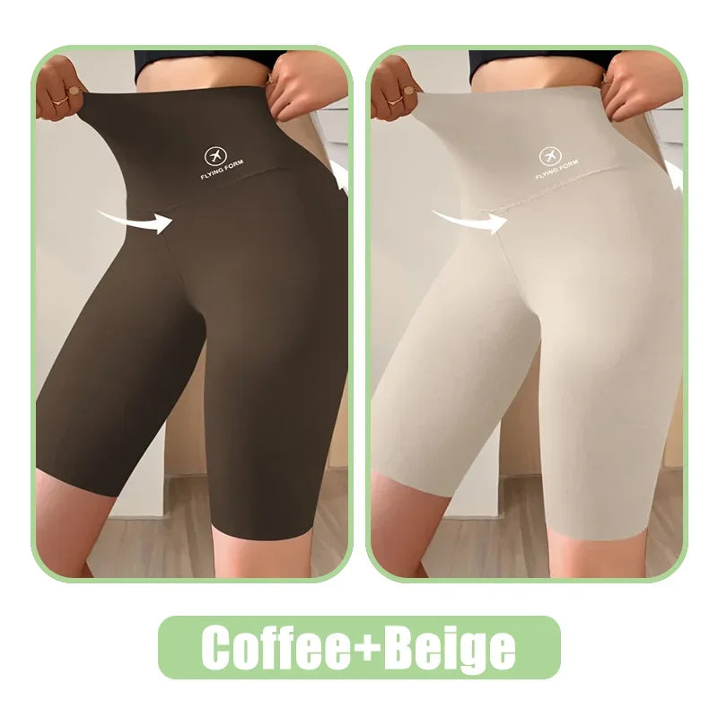 Women Jogging Fitness Cycling High Waist Sports Shorts