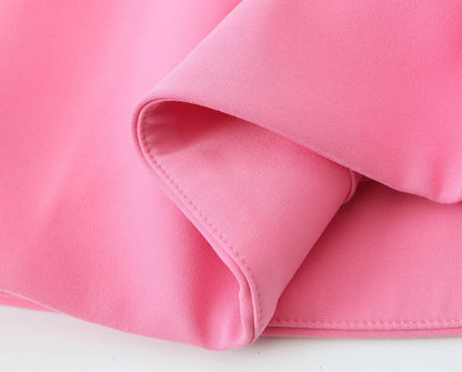 Ladies Pink Spaghetti Strap Dress