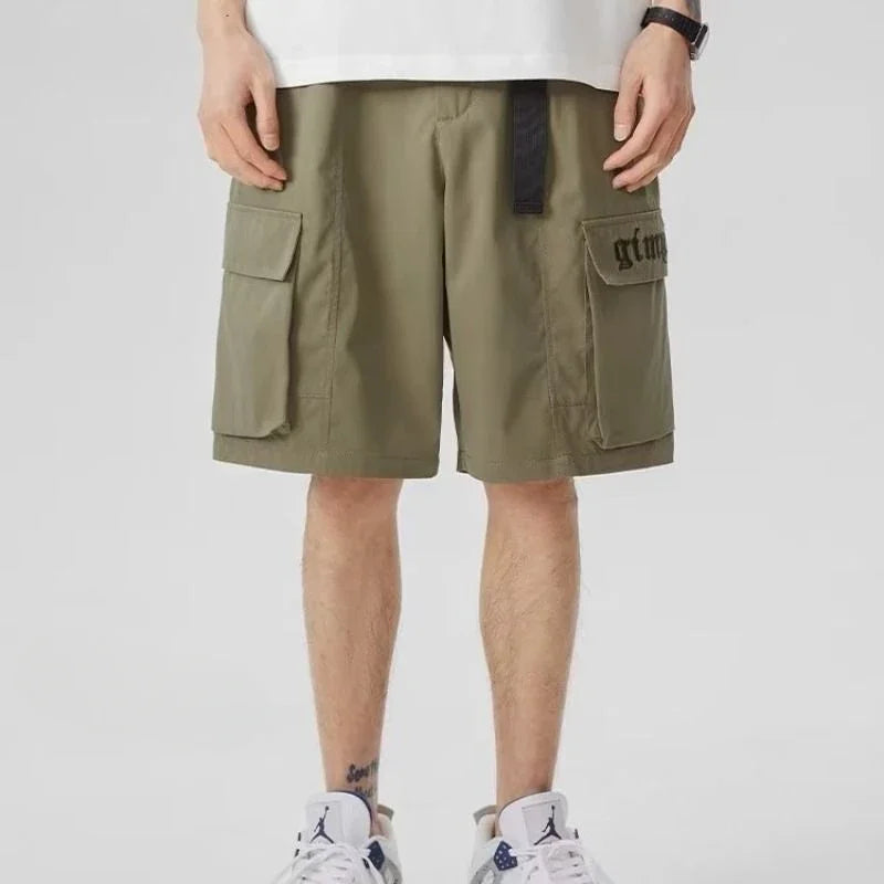 Short Pants For Men Baggy Bermuda Wide Long Mens Cargo Shorts Black Half Loose Wholesale Homme Harajuku New In Clothes Jorts