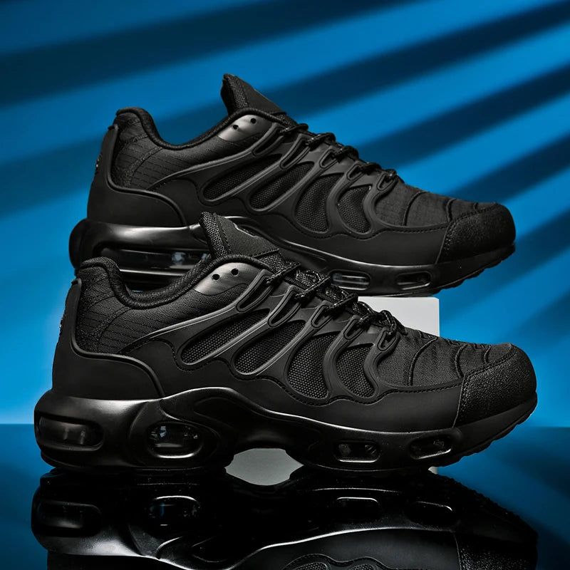 Fashionable casual men's sneakers non-slip wear-resistant air cushion sneakers outdoor lightweight breathable mesh running shoes