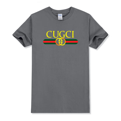 Foreign trade fashion simple letter printed T-shirt men and women's summer new cotton soft sole men and women's casual shirt