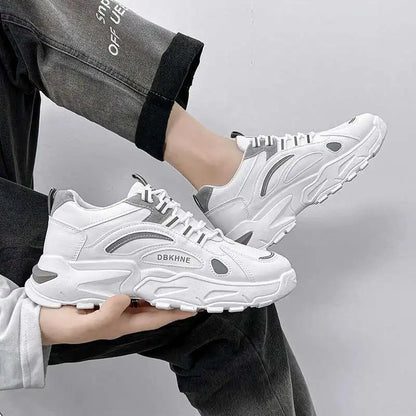 Men's Breathable Canvas For Spring And Summer, Casual Men's 2025 New Fashion Trend, White Soled Shoes, Sports Shoe Sneakers