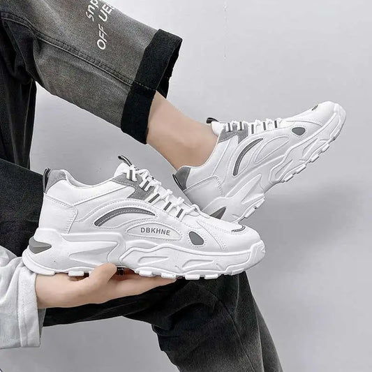 Men's Breathable Canvas For Spring And Summer, Casual Men's 2025 New Fashion Trend, White Soled Shoes, Sports Shoe Sneakers