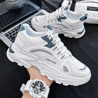 Men's Breathable Canvas For Spring And Summer, Casual Men's 2025 New Fashion Trend, White Soled Shoes, Sports Shoe Sneakers