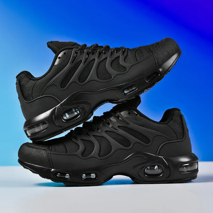 Fashionable casual men's sneakers non-slip wear-resistant air cushion sneakers outdoor lightweight breathable mesh running shoes