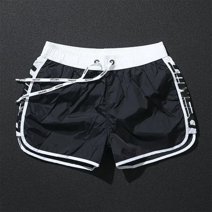 Lightweight Sports Men 2025 Summer Quick-drying Loose Running Fitness Three-point Beach Pants