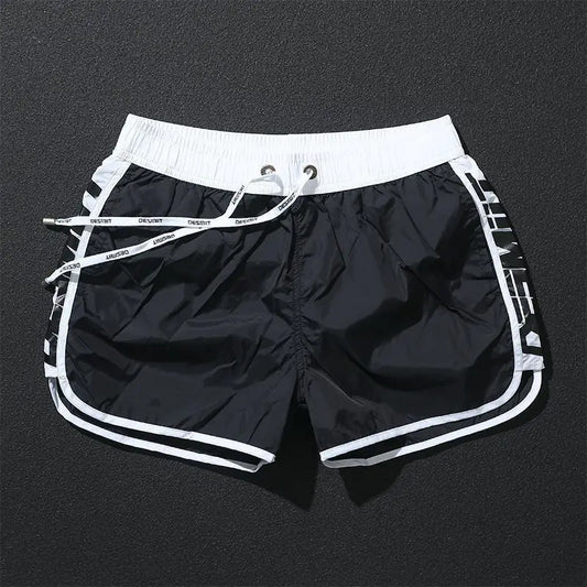 Lightweight Sports Men 2025 Summer Quick-drying Loose Running Fitness Three-point Beach Pants