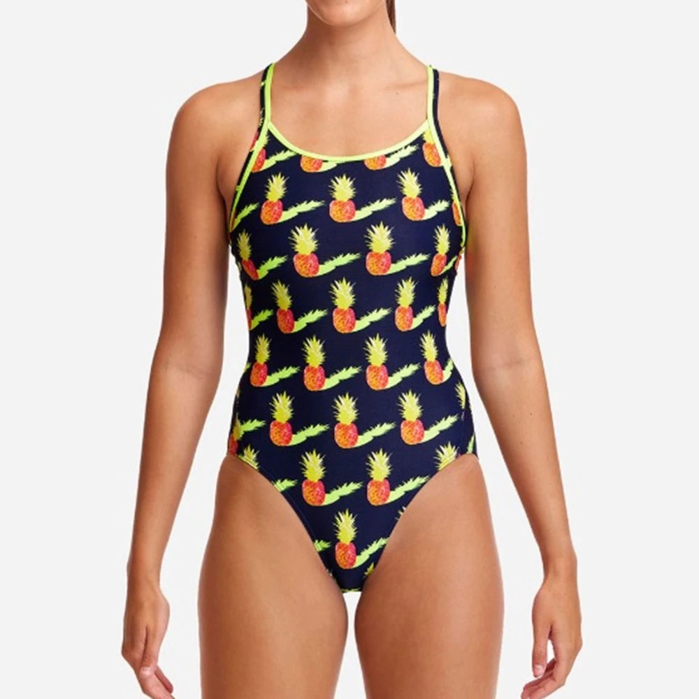 Funkita 2022 Women Swimsuit Triathlon Back Sexy One-piece Suit Swimwear Wear Functional Training Swimsuit Sports Swimminggown