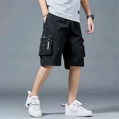2024 New Men's Fashion Casual Cargo Shorts Summer Pockets Basketball Daily Wear With Bermuda y2k Streetwear Sports Short Pants