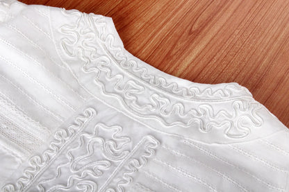 GypsyLady Elegant Vintage Chic Midi Dress Cotton White Boho Autumn Spring Holiday Women Long Sleeve Ladies Dresses Vestidos 2XXL