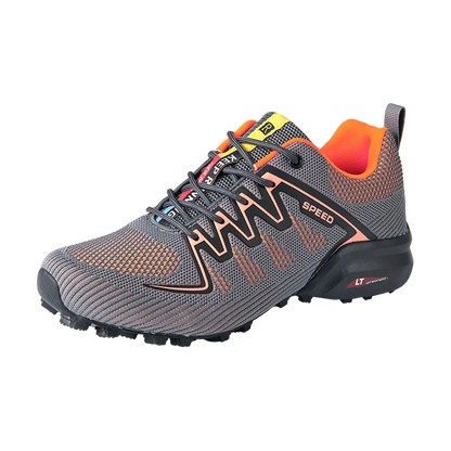 2025 New Men Running shoes Outdoor Breathable Anti-skid Wear-resistant Lace-up Sneakers Male Jogging Training Travel Sport Shoes