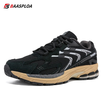 Baasploa Men Running Shoes Classics Mesh Breathable Sport Shoes for Men Lightweight Casual Sneakers Male Non-Slip New Arrival