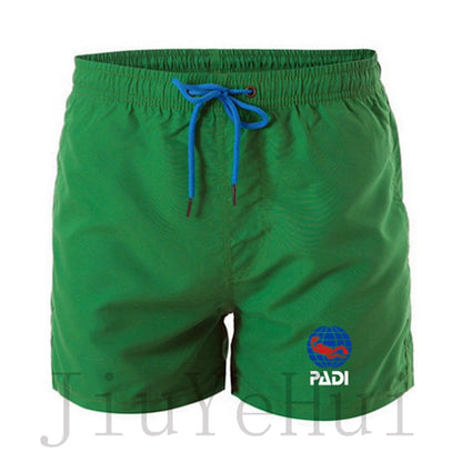 Padi Scuba Driver Summer Swimsuit Shorts Men's And Women's Beach Pants Mesh Breathable Quick Drying Fitness Box Board Shorts