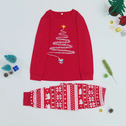 2025 New Family Christmas Outfits Mom Dad Kids Matching Pajamas Set Baby Dog Romper Soft Loose Clothing Sets Sleepwear Xmas Look