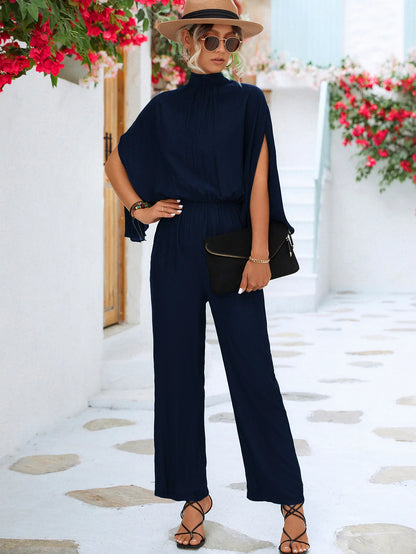 Women's Fashion Trendy Stand-collar Jumpsuits